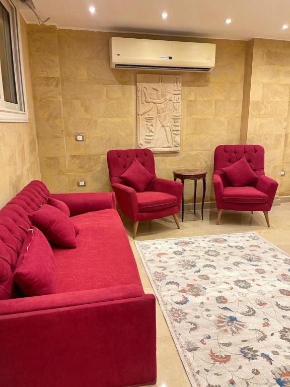 Ruang duduk di Rihana pyramids hotel