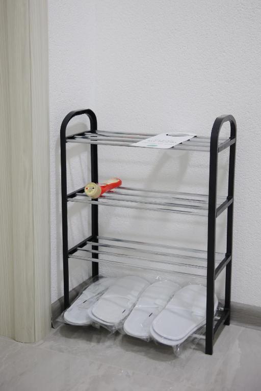Postel nebo postele na pokoji v ubytování Ivan's guesthouse