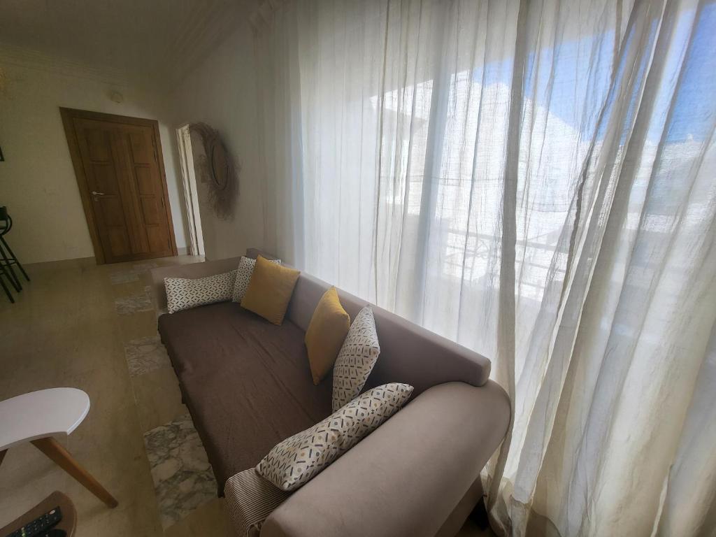 Posezení v ubytování Appartement top capi