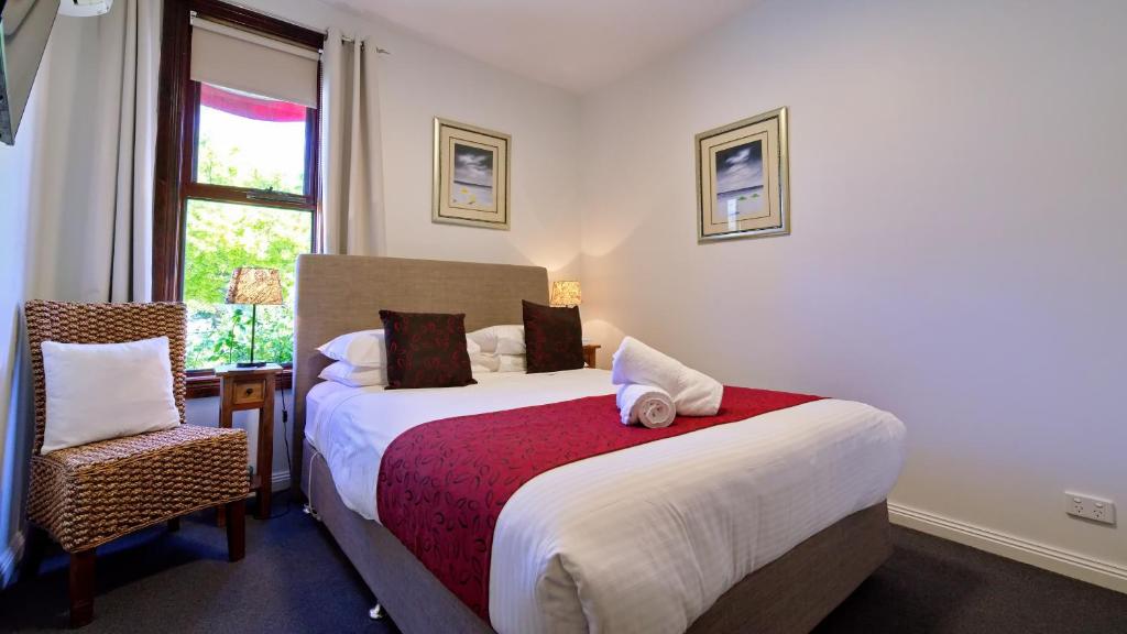Postel nebo postele na pokoji v ubytování Tranquilles Bed & Breakfast
