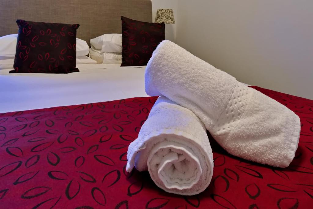 Postel nebo postele na pokoji v ubytování Tranquilles Bed & Breakfast