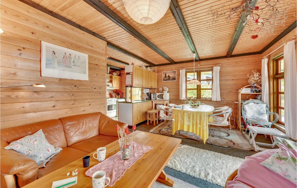 Posezení v ubytování Hoejris Hus