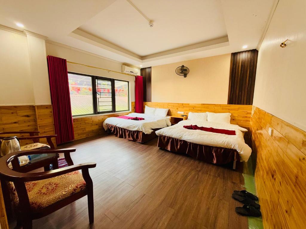 Postel nebo postele na pokoji v ubytování Dang Khoa Homestay