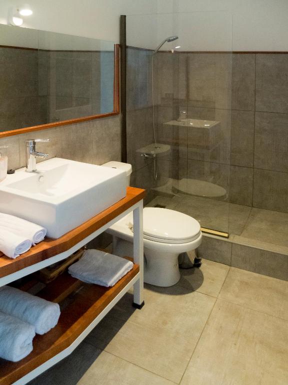 Koupelna v ubytování El Navegante B&B