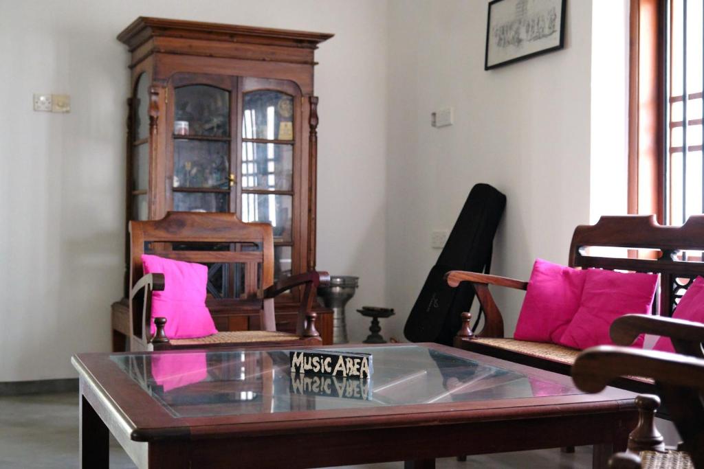 Posezení v ubytování Slow Living Guesthouse and Hostel