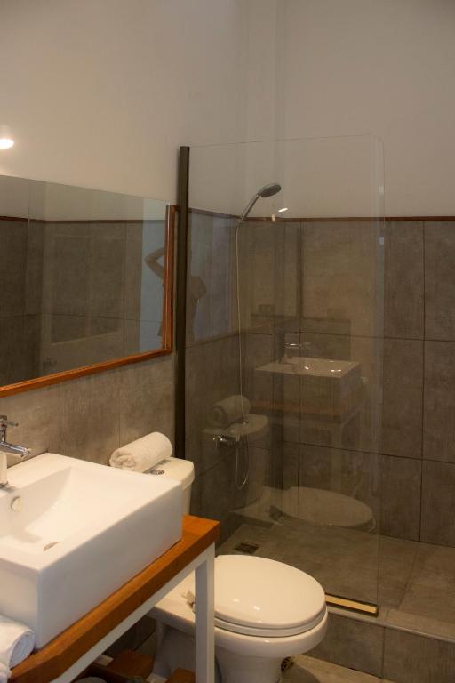 Koupelna v ubytování El Navegante B&B