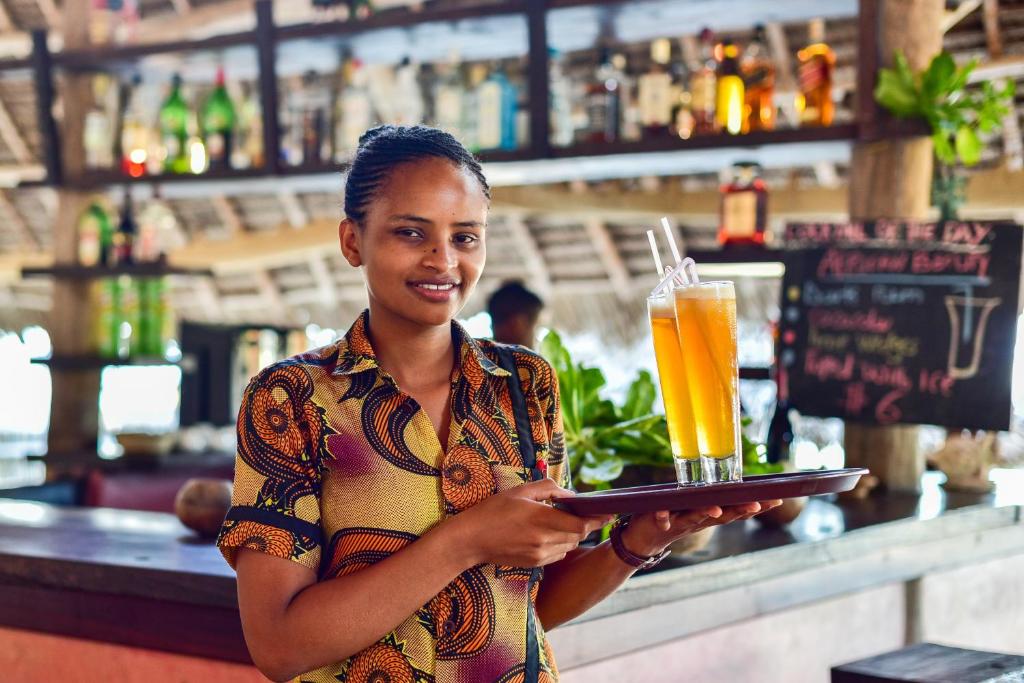 Nápoje v ubytování Sunshine Azure Zanzibar Beach Hotel