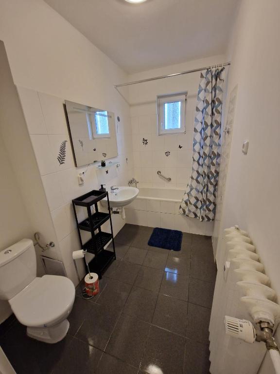 Koupelna v ubytování City Center Apartments - Moderna Brno Římské náměstí V