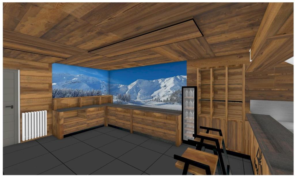 Nespecifikovaný výhled na hory nebo výhled na hory při pohledu z hotelu