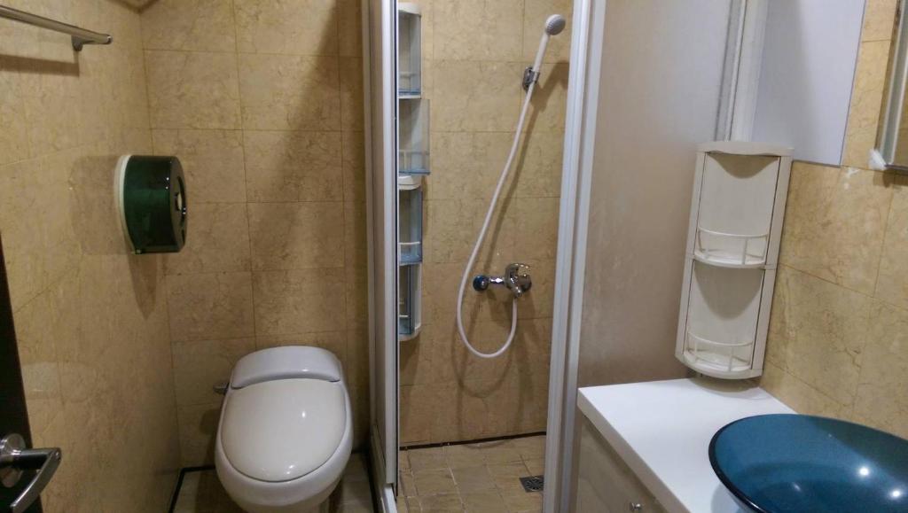Koupelna v ubytování 永春棧Kozzy Apartment