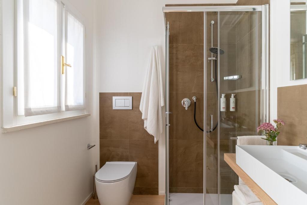 Koupelna v ubytování Dimora Bramante Rooms