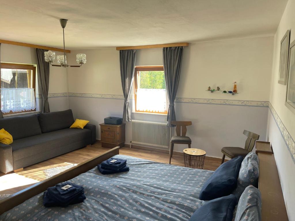 Posezení v ubytování Haus Tanne Abtenau