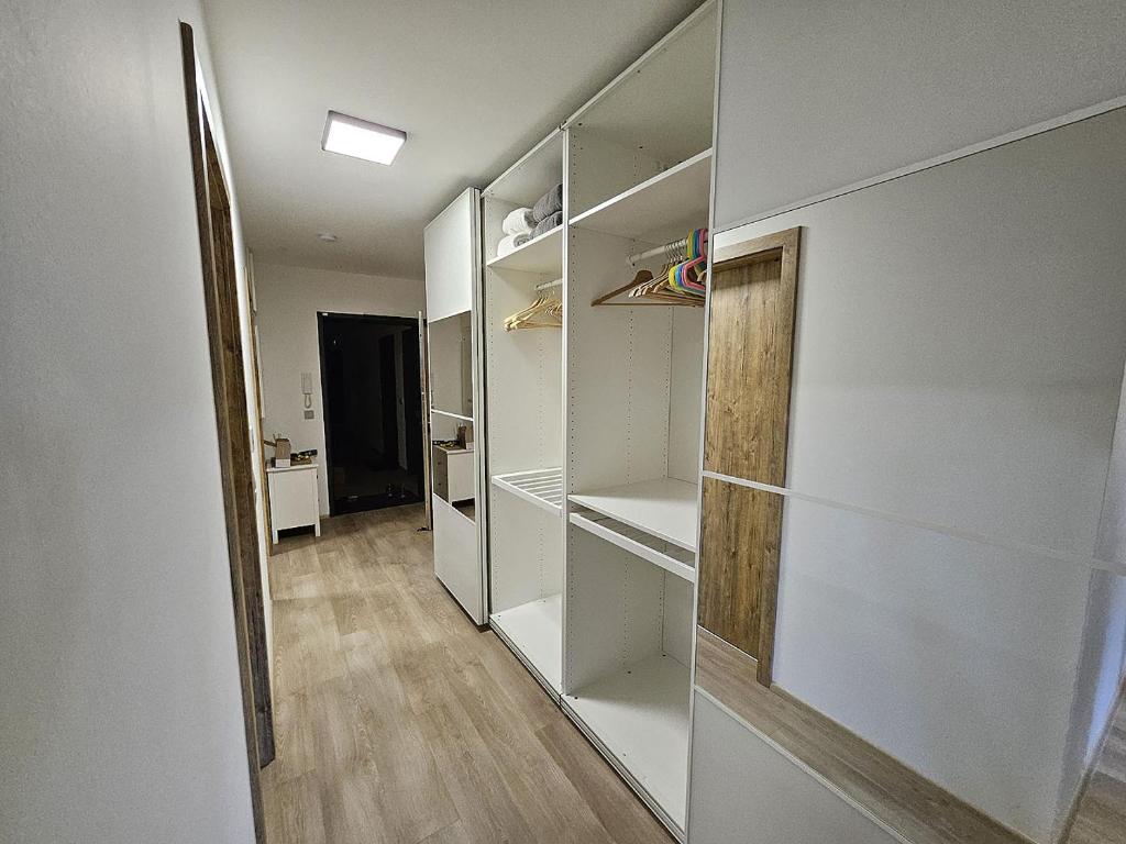 Postel nebo postele na pokoji v ubytování Mlýn Herlíkovice