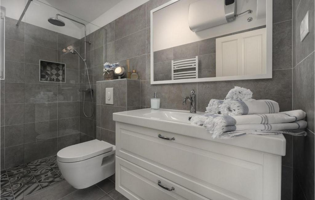 Kúpeľňa v ubytovaní Villa Oliveto Smilcic