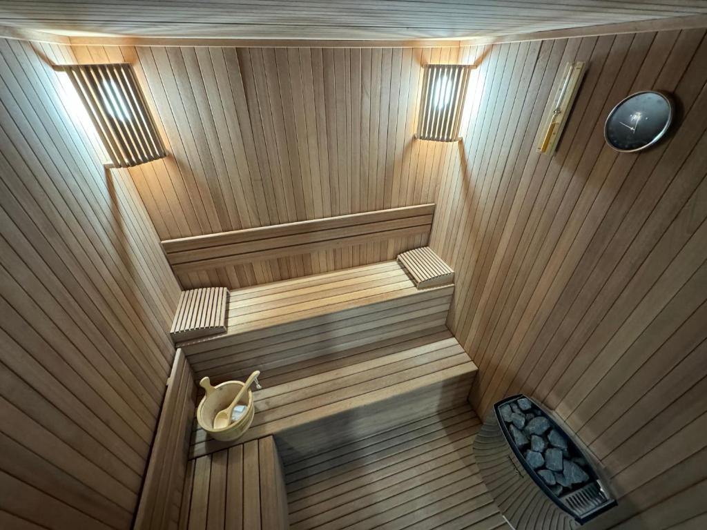 an overhead view of a sauna in a boat at Corfu Hotel in Ayia Napa