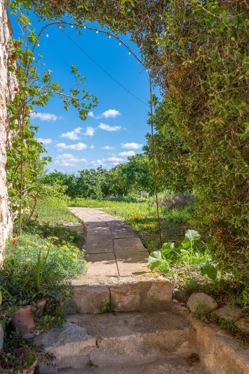 A garden outside Finca es Rafal, Agroturisme