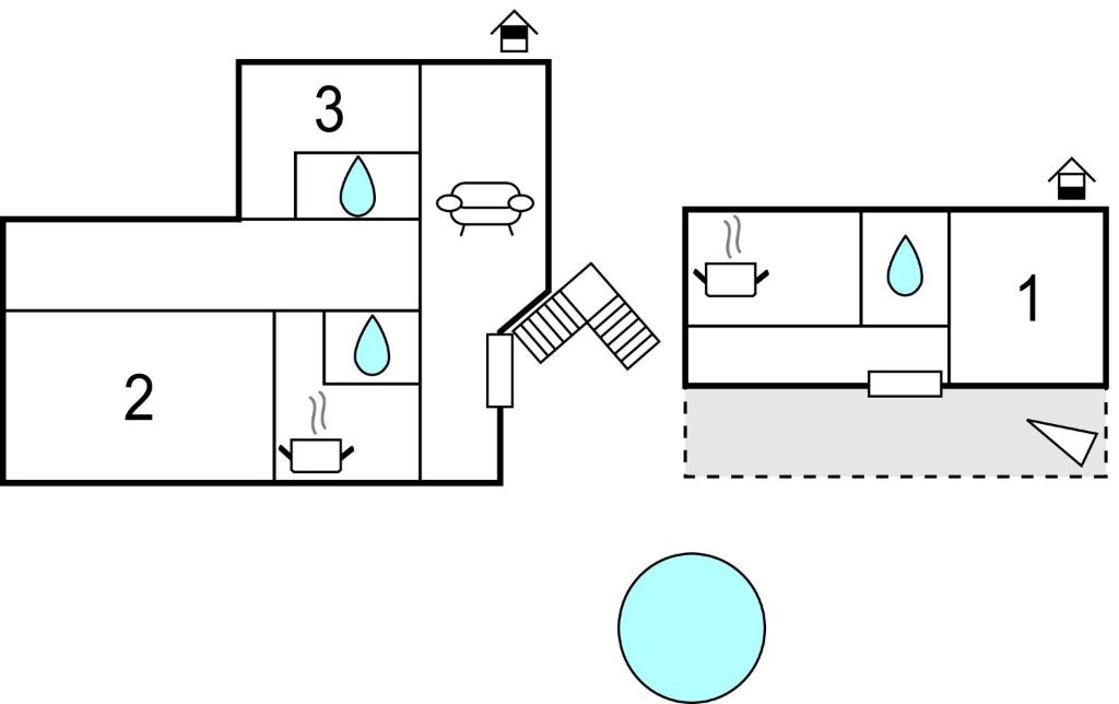 Plan piętra w obiekcie Apartment Labin Kapelica Iii