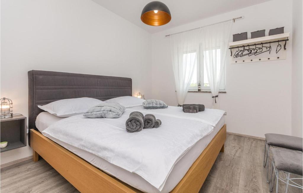Posteľ alebo postele v izbe v ubytovaní 4 Bedroom Cozy Home In Donja Jagodnja