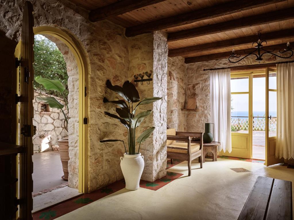 Posezení v ubytování Zakynthos Villas
