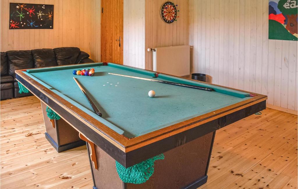 Biliár nebo kulečník v ubytování Holiday Home Ringkobing Ii