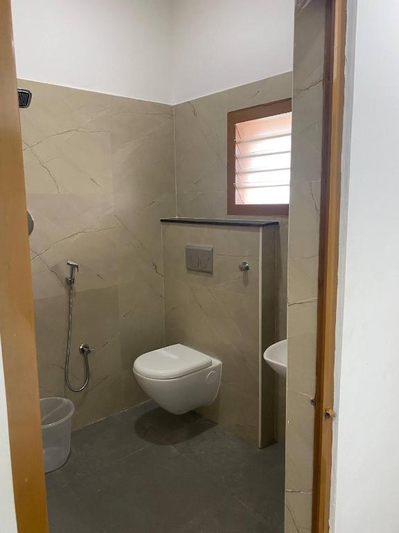 Koupelna v ubytování Mymoon service apartment