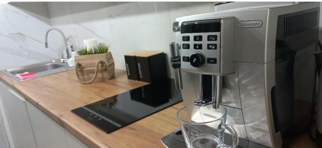 Kuchyňa alebo kuchynka v ubytovaní Apartament Koszałka