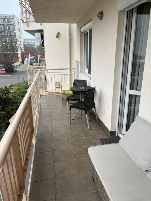 Balkón alebo terasa v ubytovaní Brookforest Apartman
