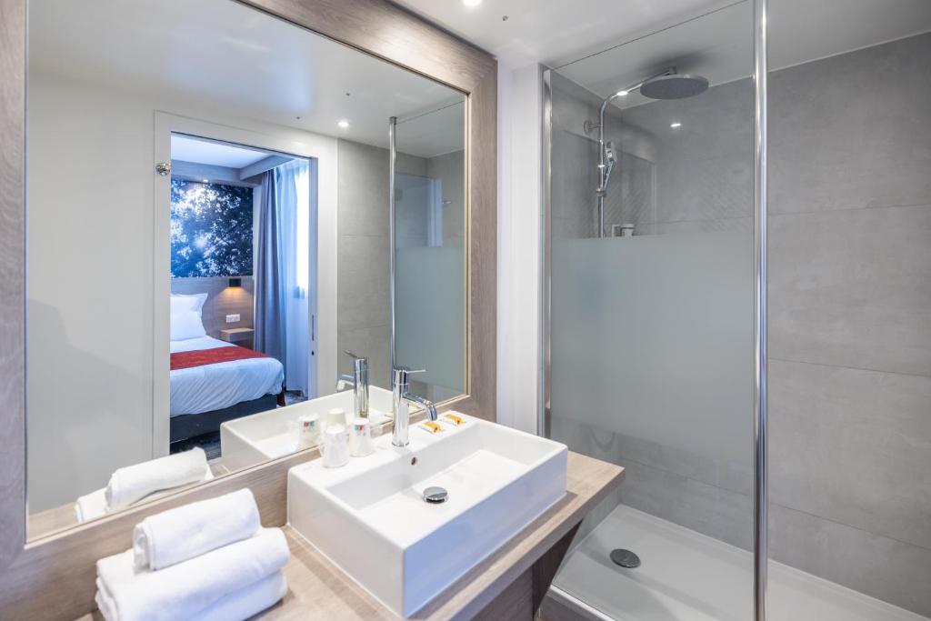 Koupelna v ubytování Best Western Saint Exupéry Eysines - Bordeaux Ouest