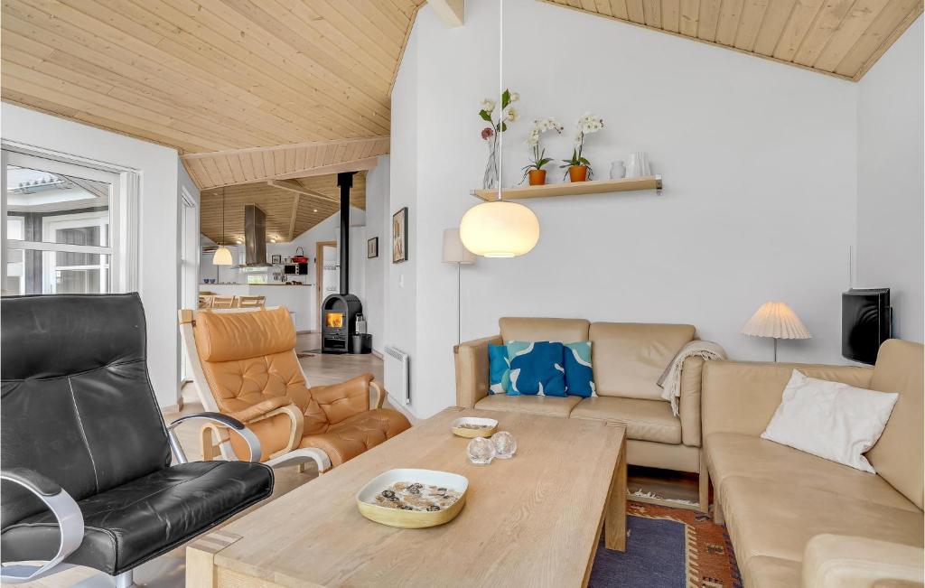 Posezení v ubytování Holiday Home Kuskevej Jerup Ix