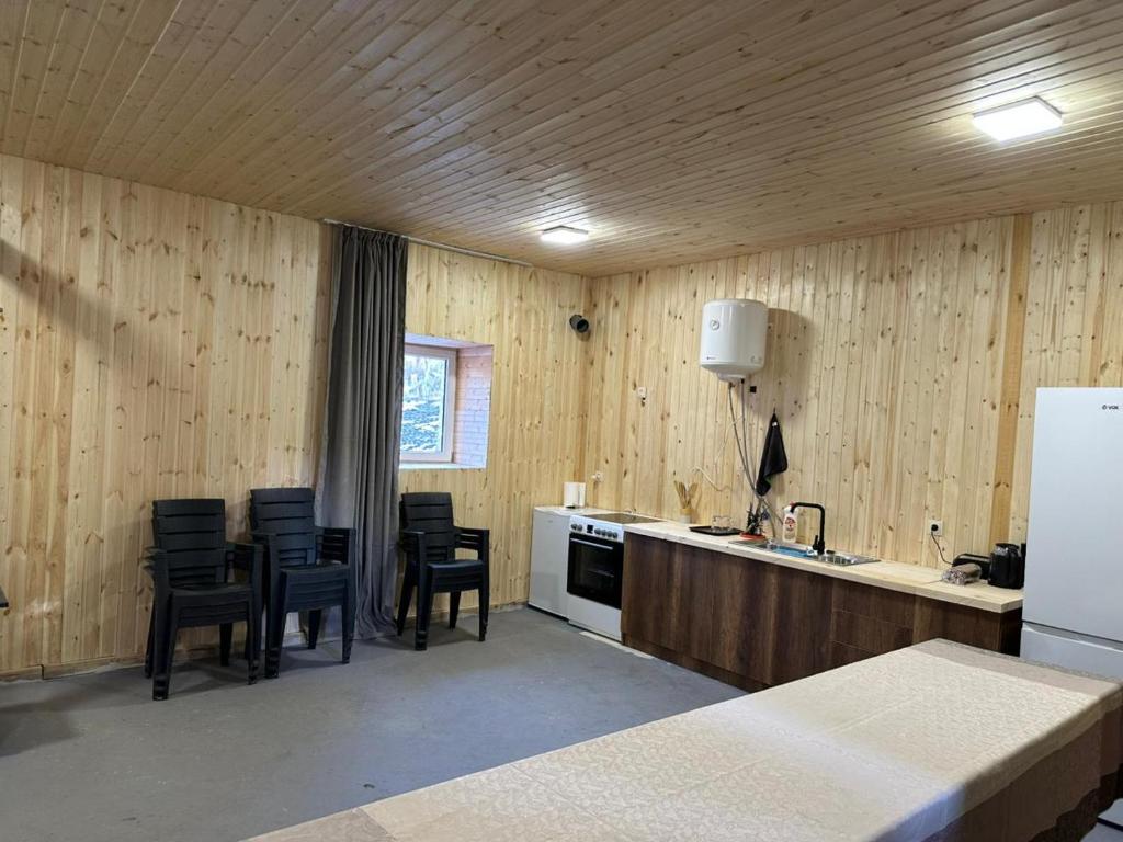 Kuchyň nebo kuchyňský kout v ubytování Arde