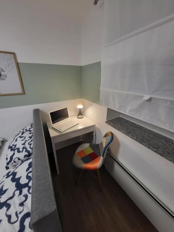 Postel nebo postele na pokoji v ubytování Apartman Lujzijana