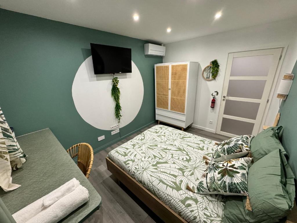 Letto o letti in una camera di WORLDROOM Chambre privée avec espace commun