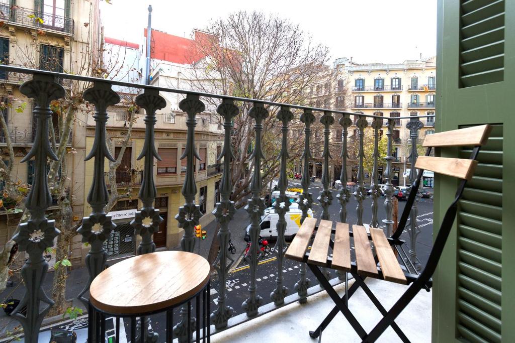 Balkón nebo terasa v ubytování Hotel Well and Come Barcelona