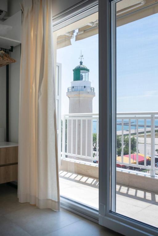 Balkón alebo terasa v ubytovaní Lighthouse Apartments