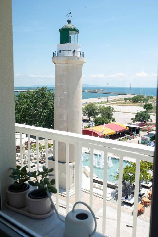 Balkón alebo terasa v ubytovaní Lighthouse Apartments