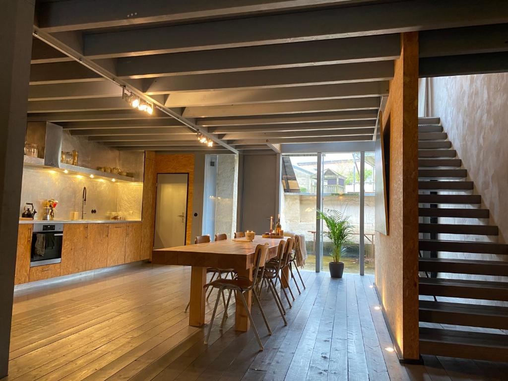 Kuchyň nebo kuchyňský kout v ubytování Un der Attert - Céline's Loft - Luxembourg