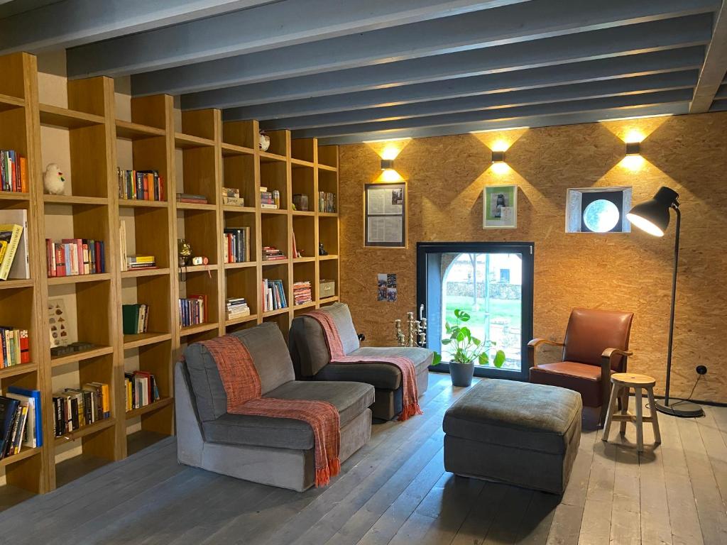 Posezení v ubytování Un der Attert - Céline's Loft - Luxembourg