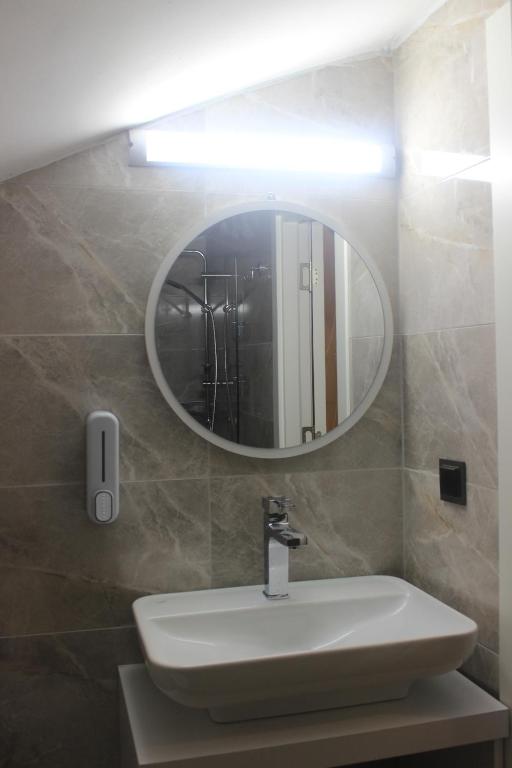 Koupelna v ubytování Retro Star Suites