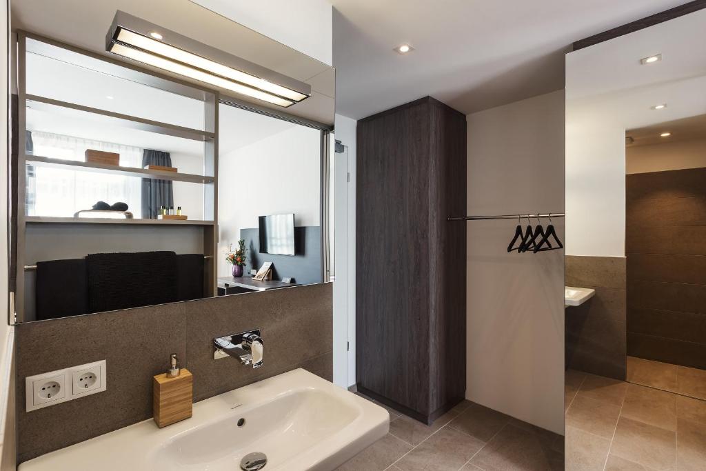 Koupelna v ubytování Hotel K99