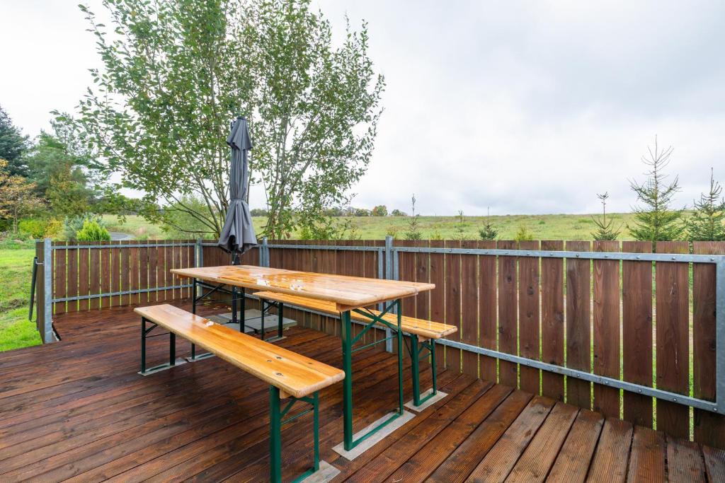 Balkón nebo terasa v ubytování Home Dalov
