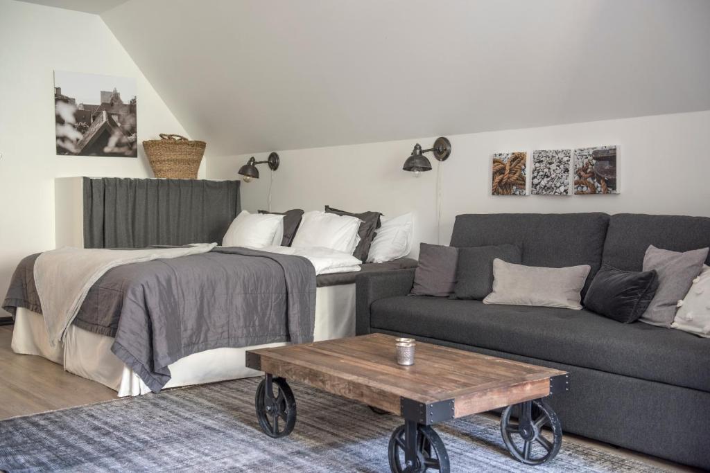 Posezení v ubytování Hotell Repet