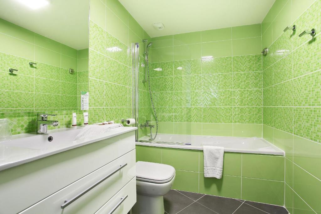 Koupelna v ubytování Appart'hôtel Odalys City - Marseille Prado