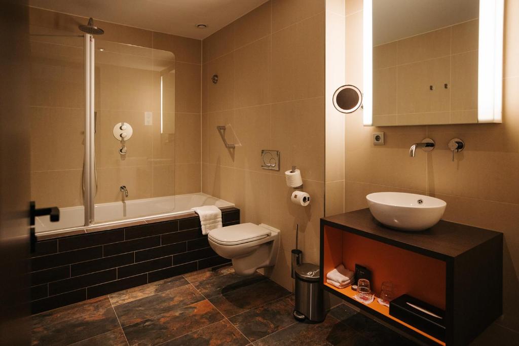 Koupelna v ubytování Hotel & Spa Savarin - Rijswijk, The Hague