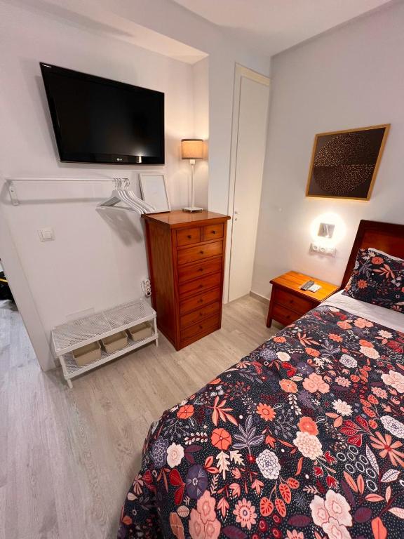 Postel nebo postele na pokoji v ubytování La Terracita especial grupos Z02soh