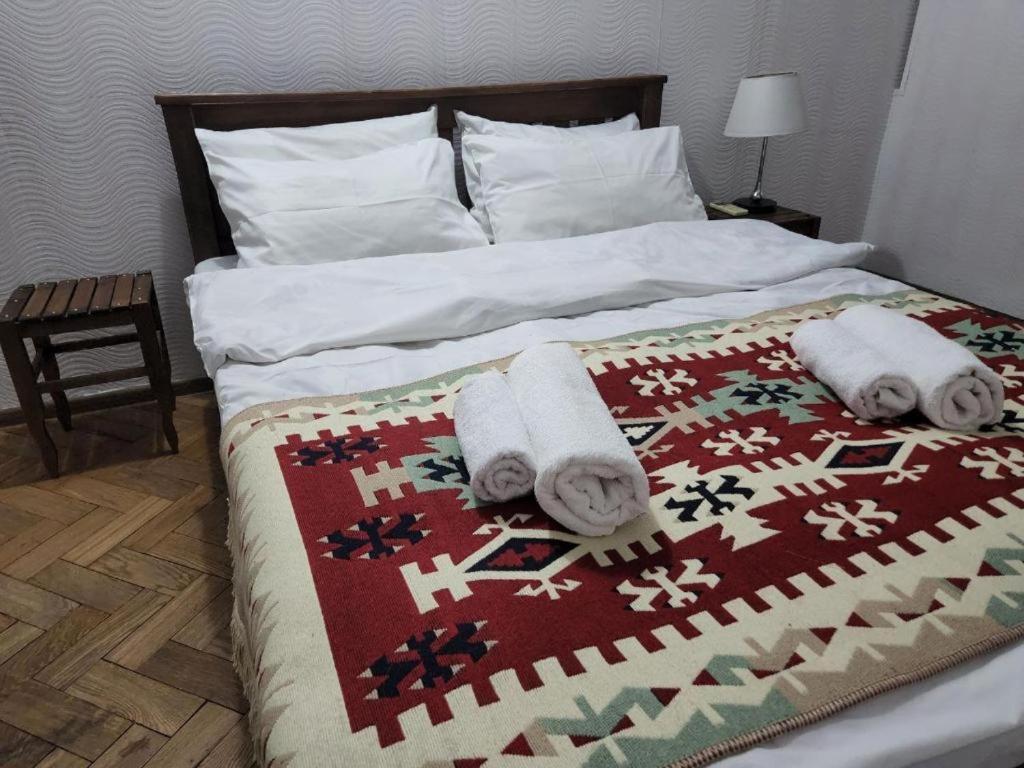 Postel nebo postele na pokoji v ubytování Guest House Fango