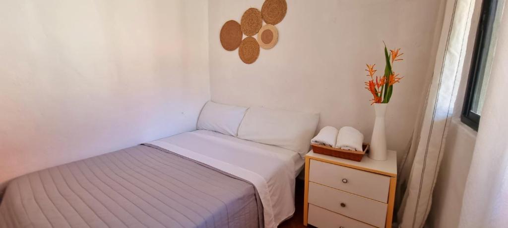 Postel nebo postele na pokoji v ubytování Mia Nueva Gorgona