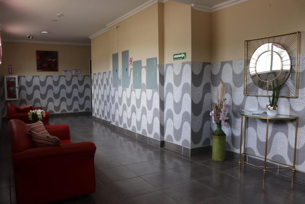 Posezení v ubytování Hotel Residencial Panamericano