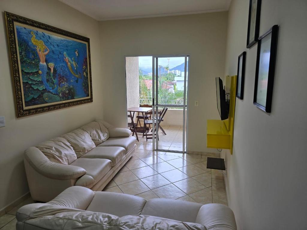 Posezení v ubytování Condominio Garça Branca