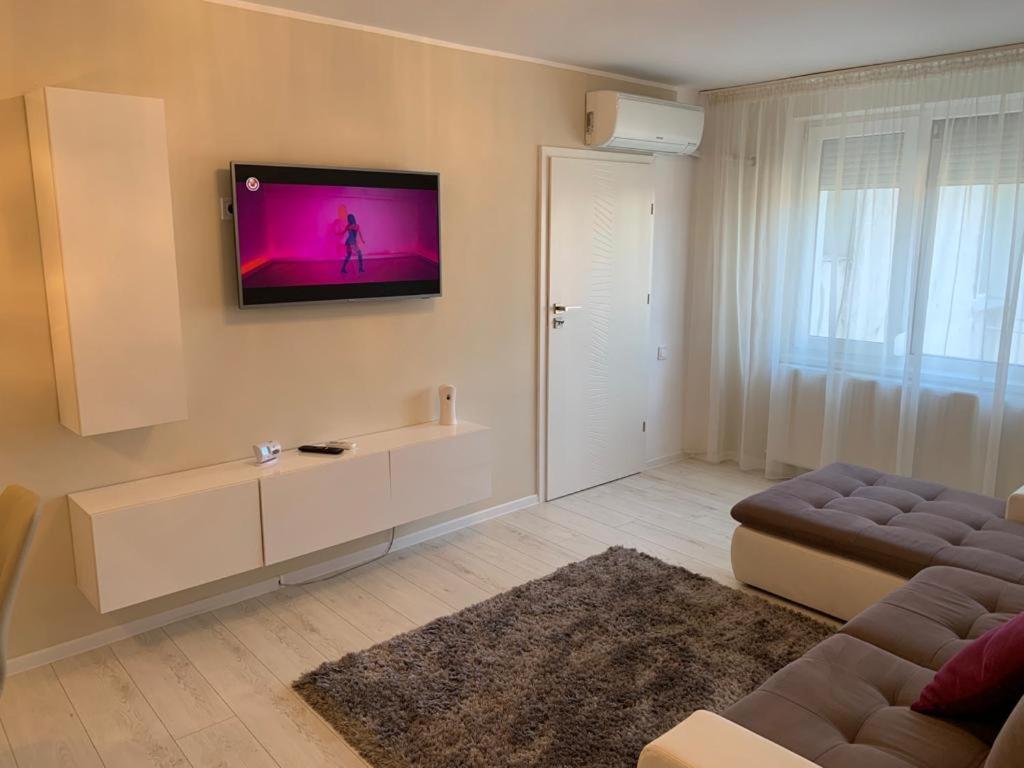 Et tv og/eller underholdning på Ammi - Central Apartment - Galati