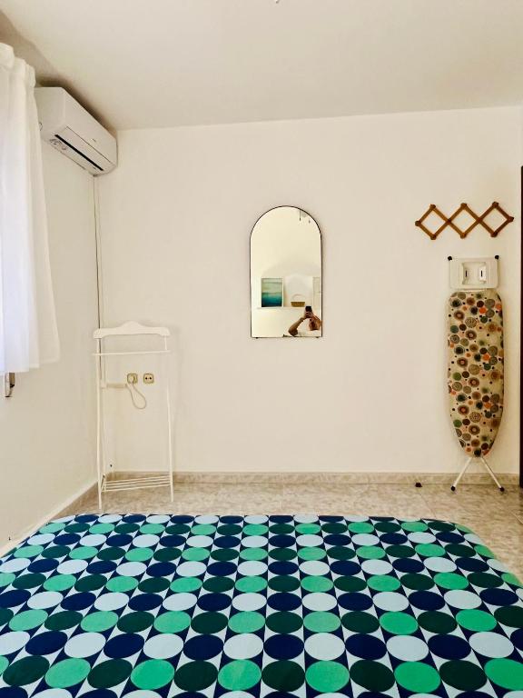 Posteľ alebo postele v izbe v ubytovaní Casa Carmen primera linea de playa